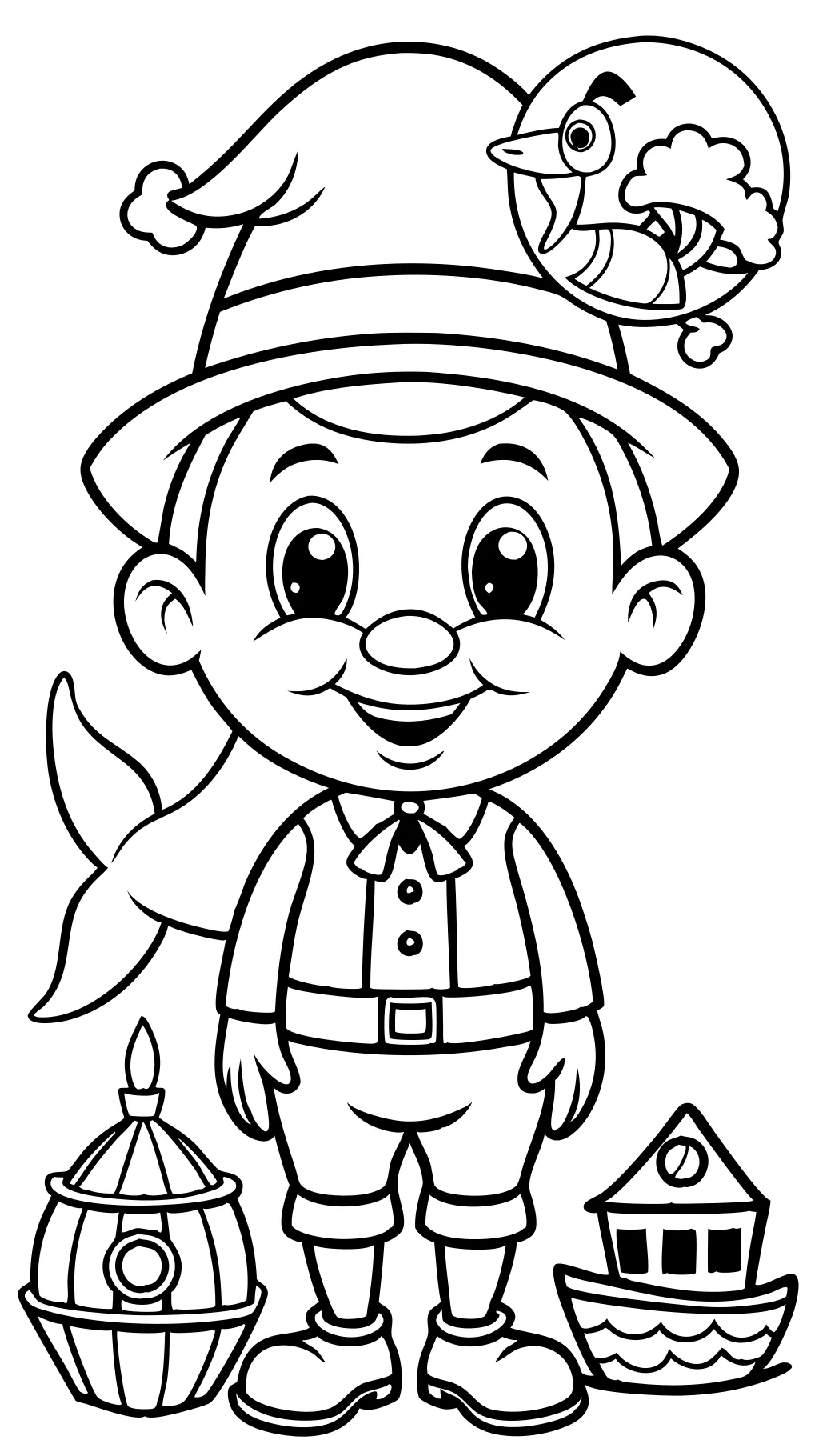 pinocchio coloring pages